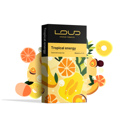 Табак Loud Tropical Energy 100 грам (тропічний енергетик)