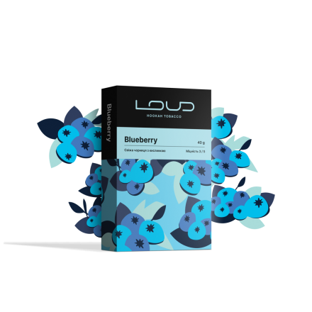 Табак Loud Blueberry 40 грамм (черника)