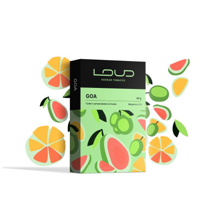 Табак Loud Goa 40 грам (ґуава з цитрусовими нотками)