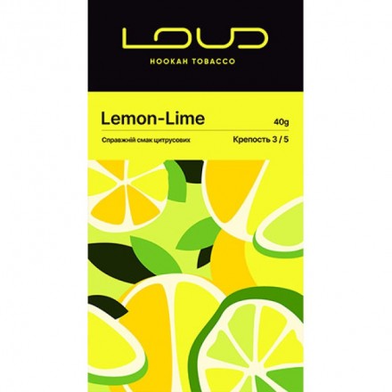 Табак Loud Lemon-Lime 200 грам (справжній смак цитрусових)