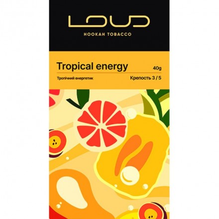 Тютюн Loud Tropical Energy 200 г (тропічний енергетик)