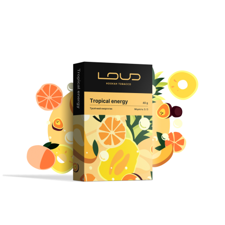 Тютюн Loud Tropical Energy 40 грам (тропічний енергетик)
