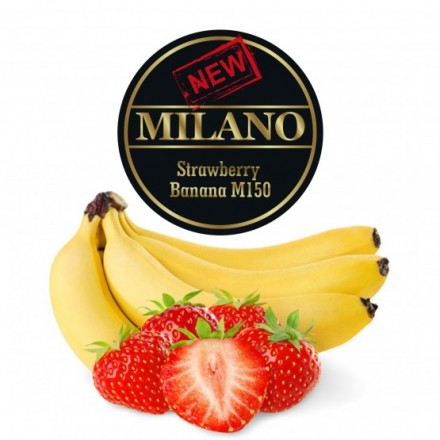 Тютюн Milano Strawberry Banana M150 50 грам (полуниця банан)