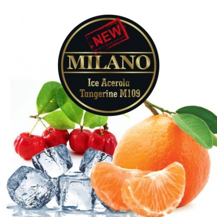 Табак Milano Ice Acerola Tangerine M109 50 грамм (лёд черешня ацерола мандарин)