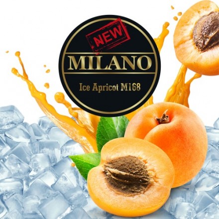 Табак Milano Ice Apricot M168 100 грамм (лёд абрикос)