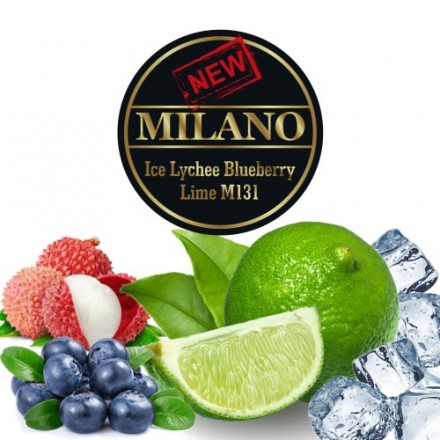 Тютюн Milano Ice Lychee Blueberry Lime M131 50 грам (лід личі чорниця лайм)