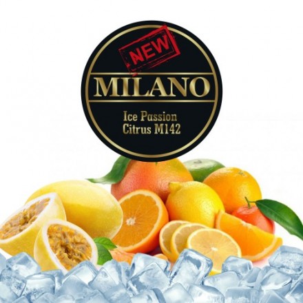 Табак Milano Ice Passion Citrus M142 50 грамм (лёд маракуйя апельсин лимон мандарин помело лайм)