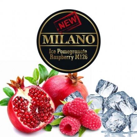 Табак Milano Ice Pomegranate Raspberry M126 50 грамм (лёд гранат малина)
