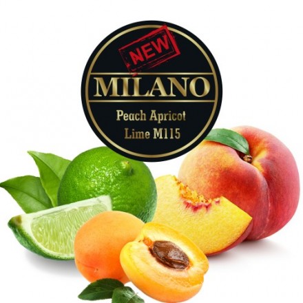 Табак Milano Peach Apricot Lime M115 50 грамм (персик лайм абрикос)