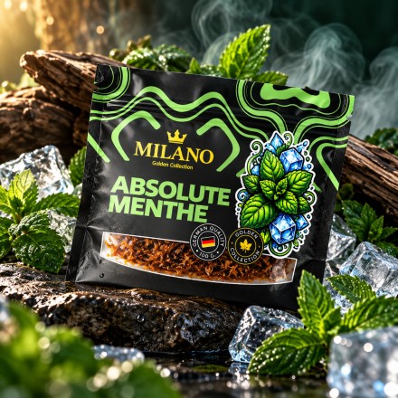 Табак Milano Golden Collection Absolute Menthe 100 грамм (мята лед)