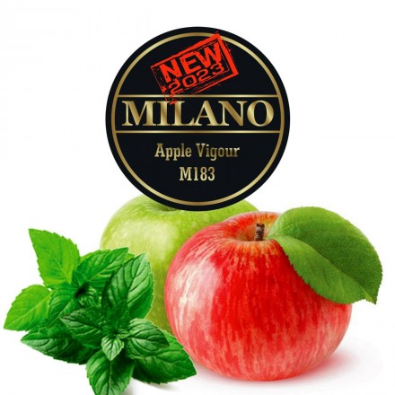 Табак Milano Apple Vigour M183 100 грамм (яблоко с мятой)
