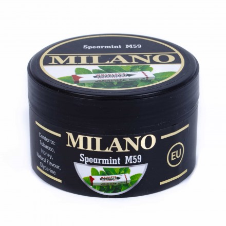 Тютюн Milano Spearmint M59 100 грам (жуйка з м'ятою)