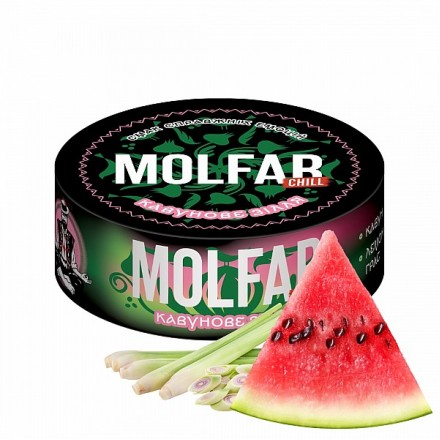 Табак Molfar Chill Line Кавунове Зілля 100 грам (кавун лемонграс)