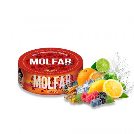 Табак Molfar Spirit Line Іскра 100 грам (цітрус лісова ягода прянощі холод)