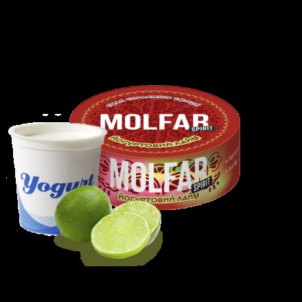 Тютюн Molfar Spirit Line Йогуртовий Лайм 100 грам (йогурт лайм)