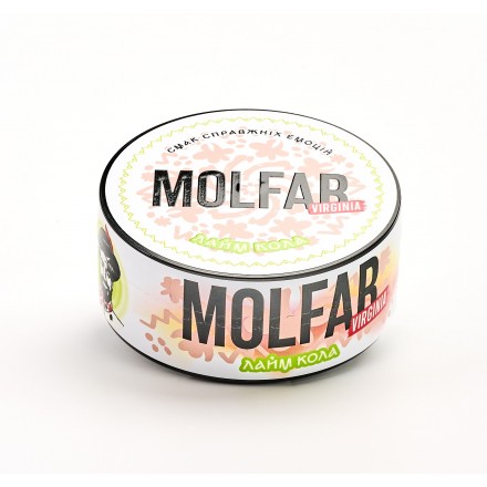 Табак Molfar Virginia Line Лаймова Кола 100 грам (кола лайм лід)