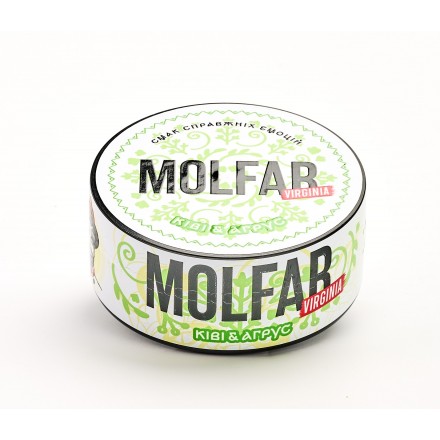 Табак Molfar Virginia Line Ківі-Агрус 100 грам (ківі агрус мята)