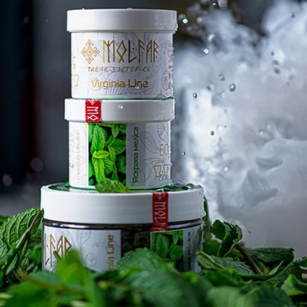 Табак Molfar Virginia Line Яскрава Меліса 60 грам (меліса)