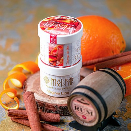 Табак Molfar Virginia Line Orange de Rio 60 грам (ром апельсин)