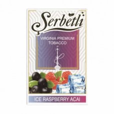 Тютюн Serbetli Ice Raspberry Acai 50 грам (крижана малина з асаї)