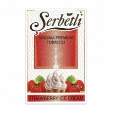 Тютюн Serbetli Strawberry Ice Cream 50 грам (полуничне морозиво)