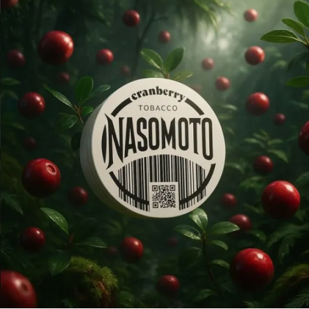 Тютюн Nasomotto Cranberry 100 грам (журавлина)