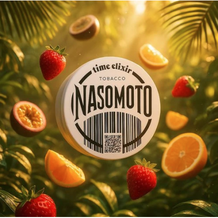 Тютюн Nasomotto Time Elixir 100 грам (полуниця маракуйя ананас апельсин)