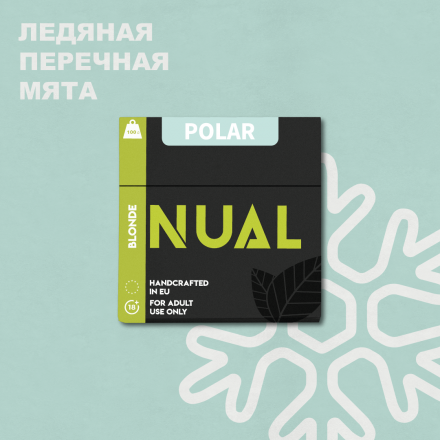 Табак Nual Polar 100 грамм (мята лёд)