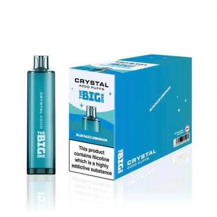 Одноразка Crystal The Big One 4000 затяжок (блакитна малина лимонад)