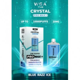 Одноразка Crystal Pro Max 1000 затяжек (голубая малина лед)