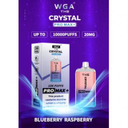 Одноразка Crystal Pro Max 10000 затяжек (черника малина)