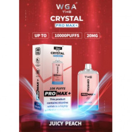 Одноразка Crystal Pro Max 10000 затяжек (сочный персик)