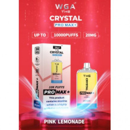 Одноразка Crystal Pro Max 10000 затяжек (розовый лимонад)