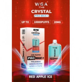 Одноразка Crystal Pro Max 10000 затяжек (красное яблоко лед)