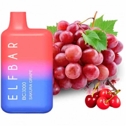 Одноразка Elf Bar BC 3000 затяжек (сакура виноград)