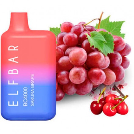 Одноразка Elf Bar BC 4000 затяжек (сакура виноград)