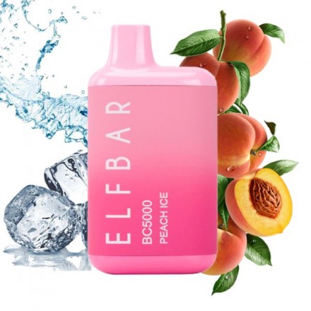 Одноразка Elf Bar Peach Ice BC 5000 затяжек (персик лед)