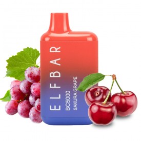 Одноразка Elf Bar Sakura Grape BC 5000 затяжек (сакура виноград)