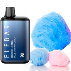 Одноразка Elf Bar BC 5000 Ultra затяжек (голубая сладкая вaта)