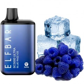 Одноразка Elf Bar Blue Razz Ice BC 5000 затяжек (голубая малина лед)