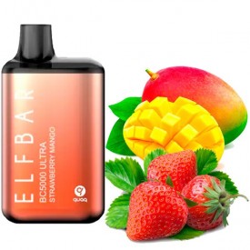 Одноразка Elf Bar Strawberry Mango BC Ultra 5000 затяжек (клубника манго)
