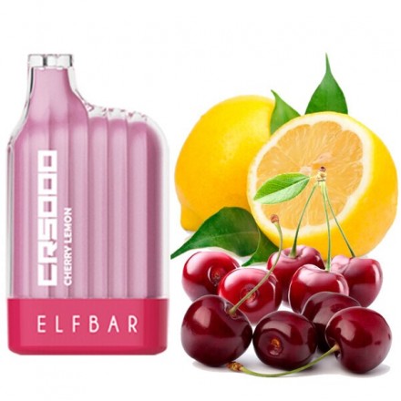 Одноразка Elf Bar CR 5000 затяжок (лимон вишня)