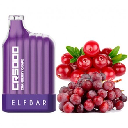 Одноразка Elf Bar CR 5000 затяжок (журавлина виноград)