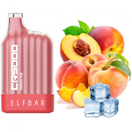 Одноразка Elf Bar CR 5000 затяжек (персик лед)