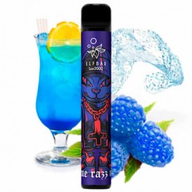 Одноразка Elf Bar Lux 2000 затяжек (голубая малина лед)