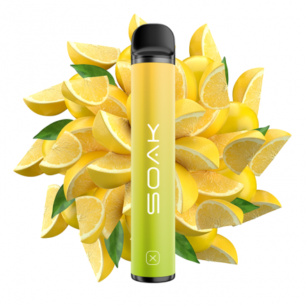 Одноразка SOAK 1500 затяжек (лимон)