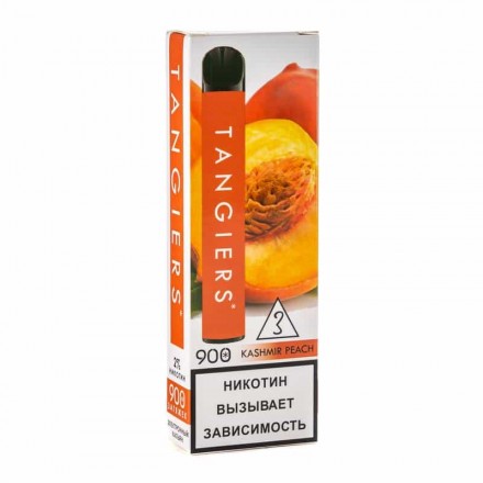 Одноразка Tangiers Kashmir Peach 900 затяжок (персик)