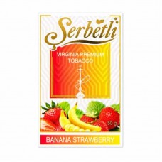 Тютюн Serbetli Banana Strawberry 50 грам (банан з полуницею)
