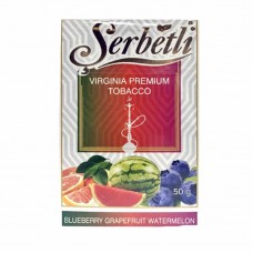 Тютюн Serbetli Blueberry Grapefruit Watermelon 50 грам (кавун грейпфрут та чорниця)