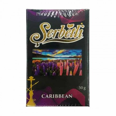 Тютюн Serbetli Caribbean 50 грам (лаванда чорниця малина)